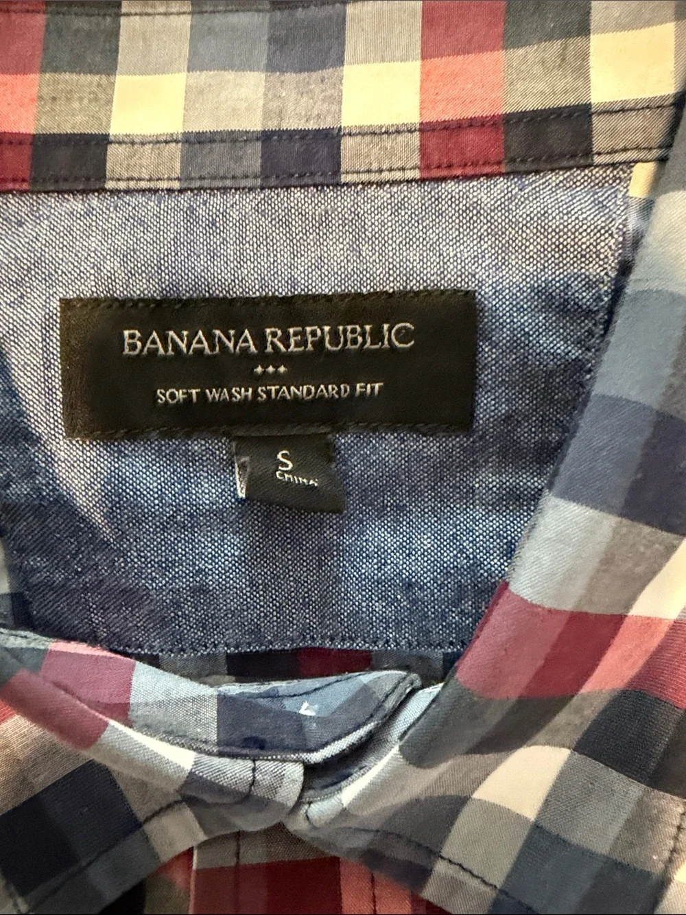 Banana Republic smart plaid